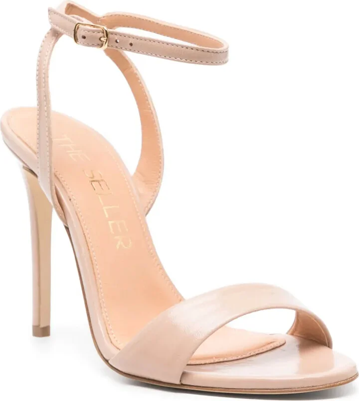 100mm Leather Sandals - Image 2
