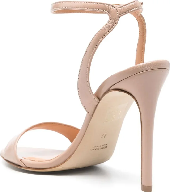 100mm Leather Sandals - Image 3