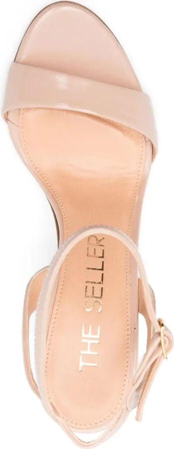 100mm Leather Sandals - Image 4