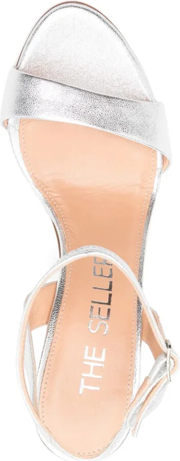 100mm Leather Sandals - Image 4