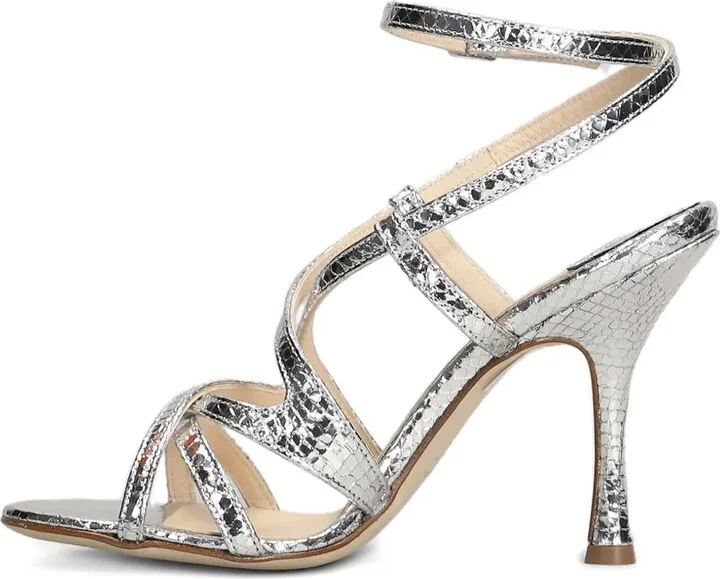 100mm Leather Sandals - Image 4