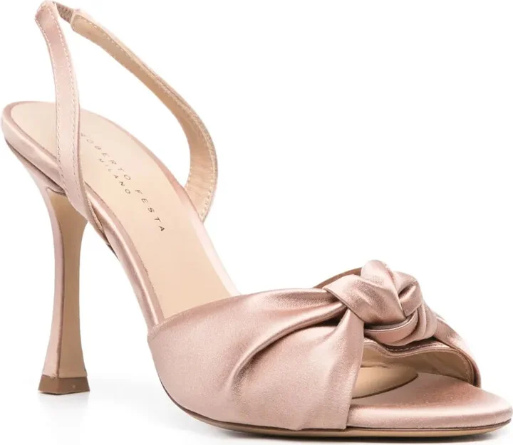 100mm Leather Sandals - Image 2
