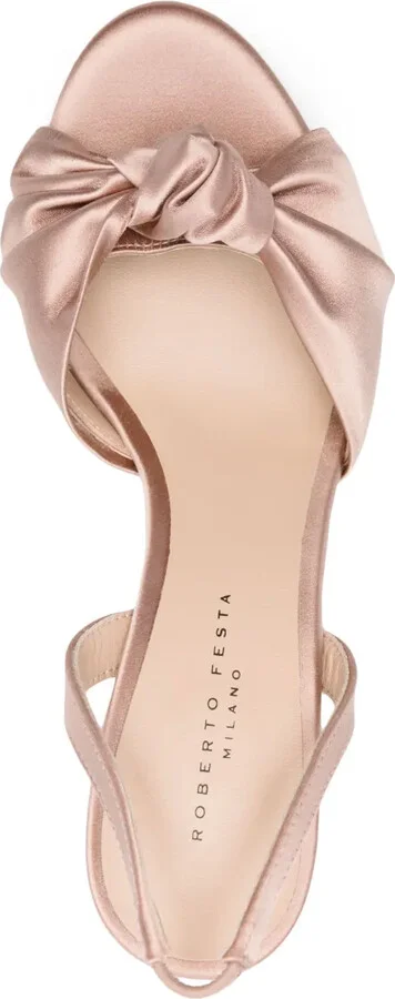 100mm Leather Sandals - Image 4