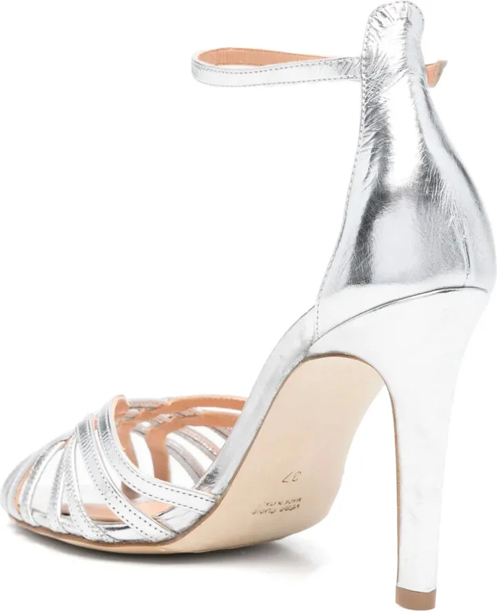 100mm Leather Sandals - Image 3