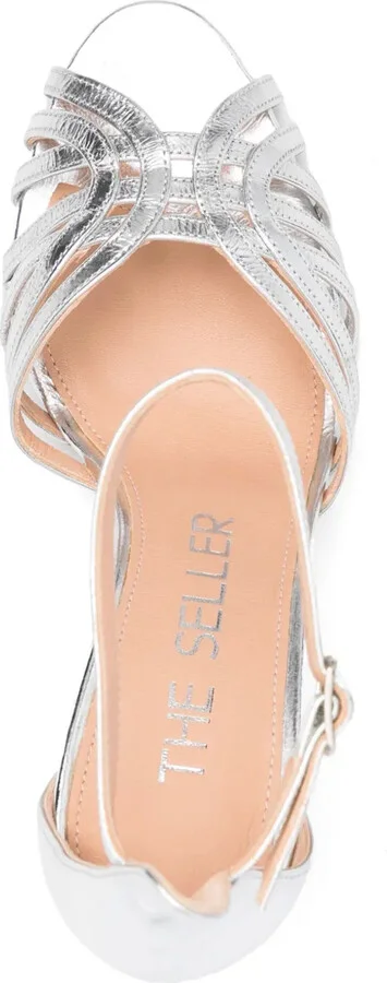 100mm Leather Sandals - Image 4