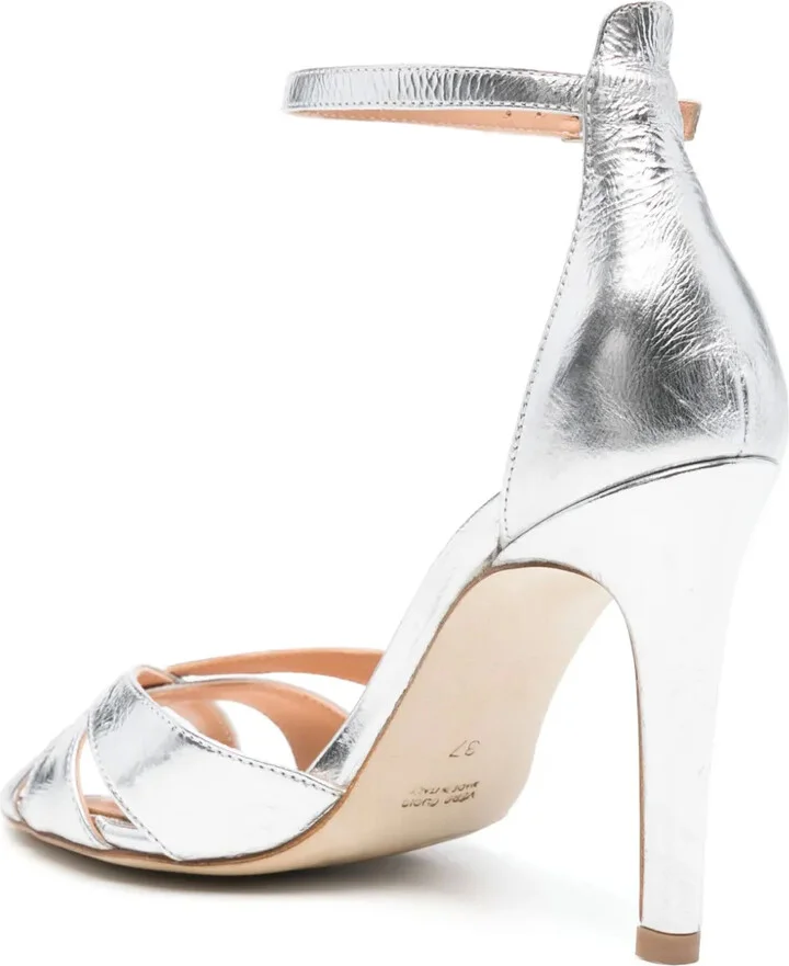 100mm Leather Sandals - Image 3