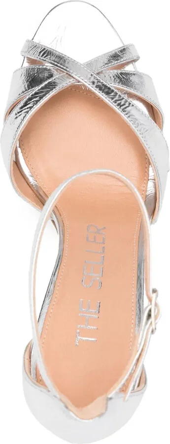100mm Leather Sandals - Image 4
