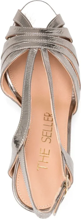 100mm Leather Sandals - Image 4
