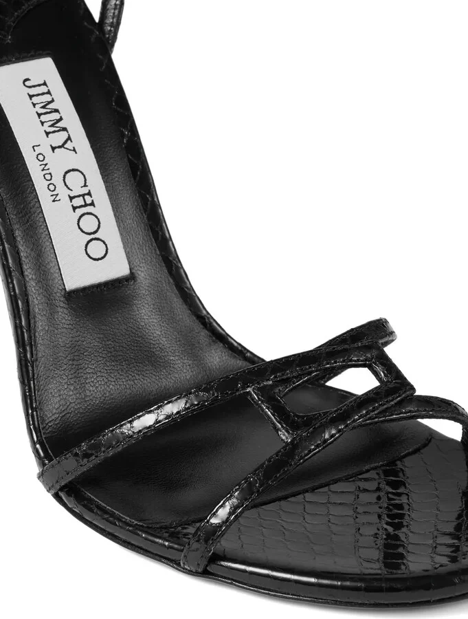 100mm Leather Sandals - Image 4