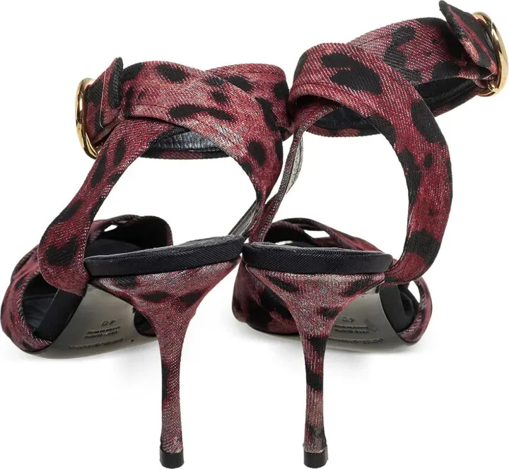 100mm Leather Sandals - Image 3