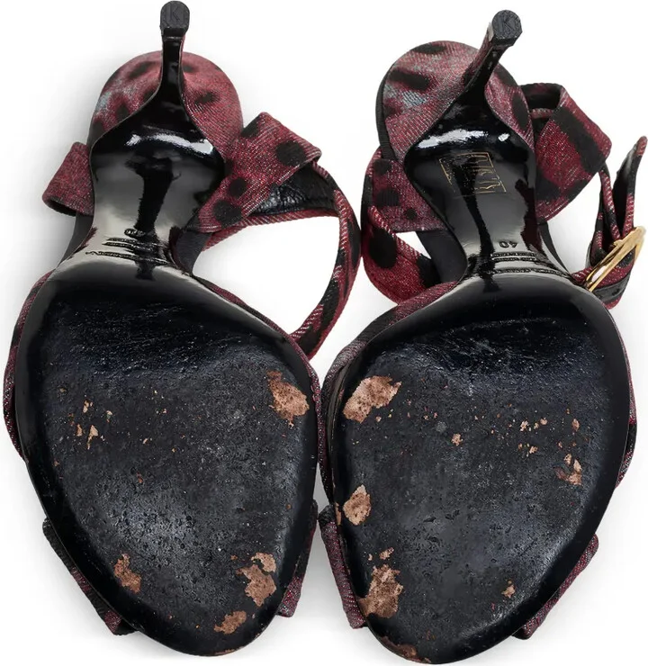 100mm Leather Sandals - Image 4