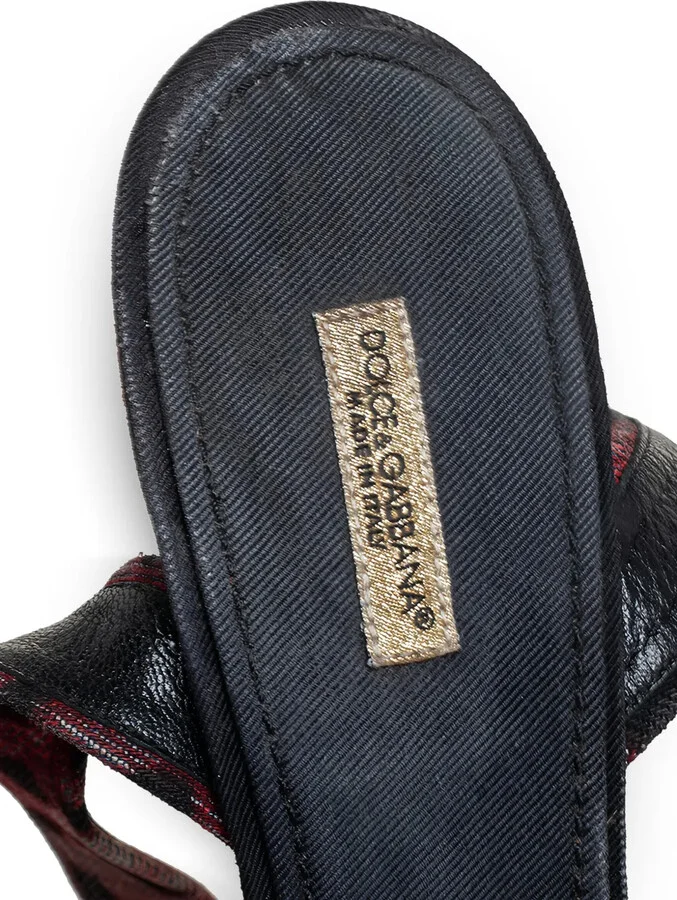 100mm Leather Sandals - Image 5