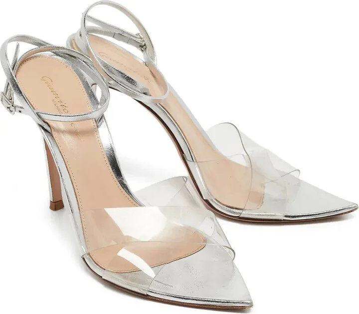100mm Leather Sandals - Image 2