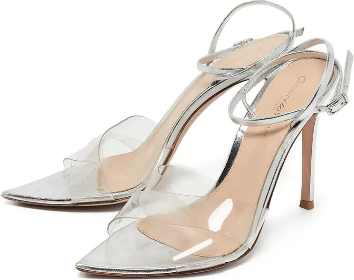 100mm Leather Sandals - Image 3