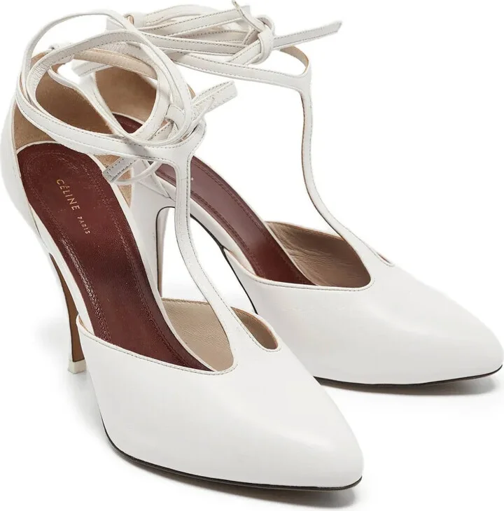 100mm Leather Sandals - Image 3