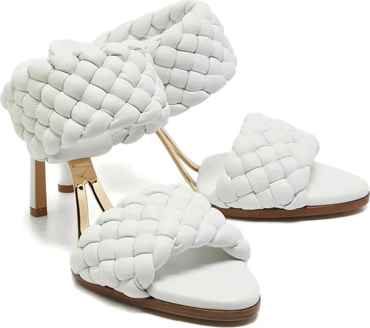 100mm Leather Sandals - Image 2