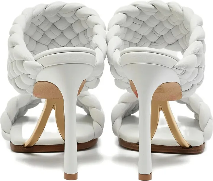 100mm Leather Sandals - Image 3