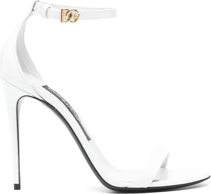 100mm Leather Sandals