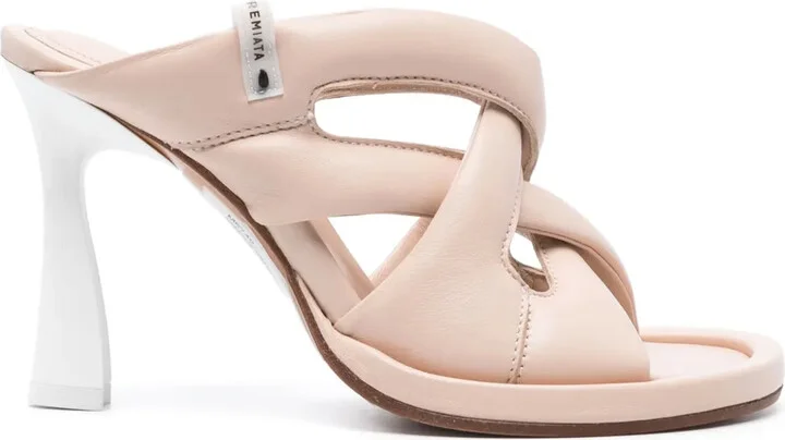 100mm Leather Sandals