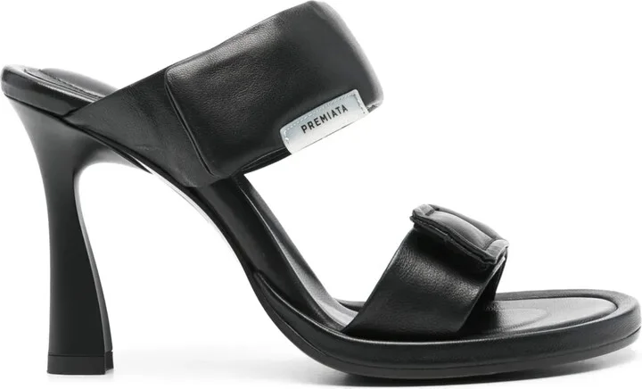 100mm Leather Sandals