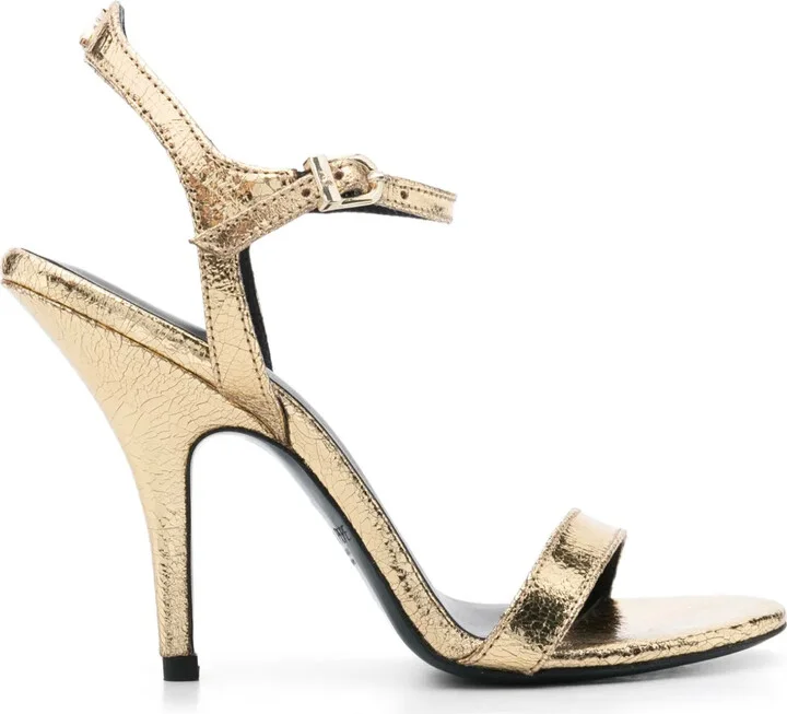 100mm Leather Sandals