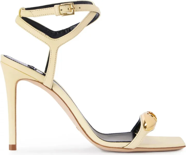 100mm Leather Sandals