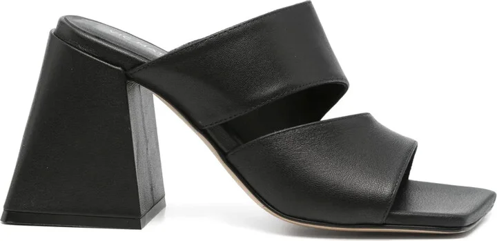 100mm Leather Sandals