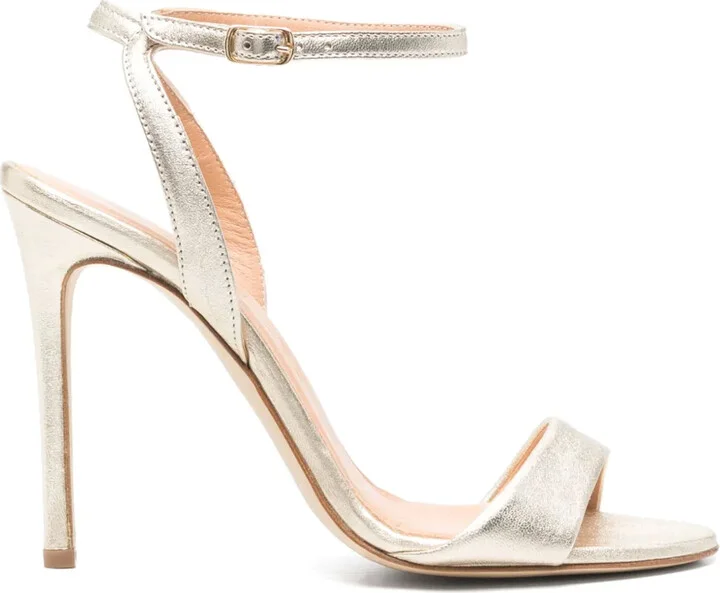 100mm Leather Sandals