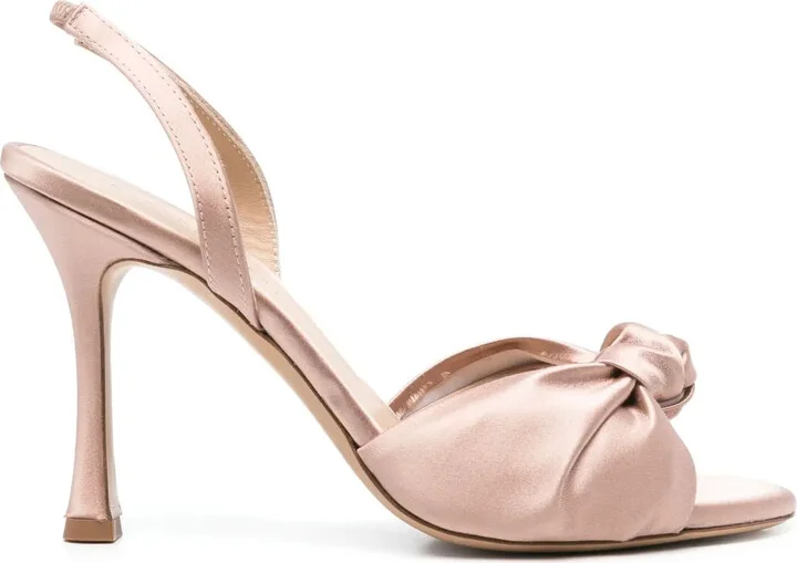 100mm Leather Sandals