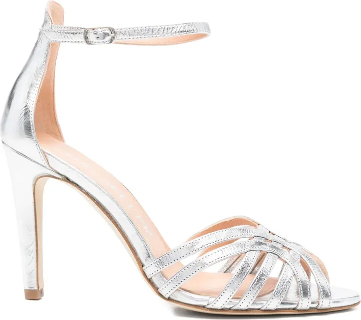 100mm Leather Sandals