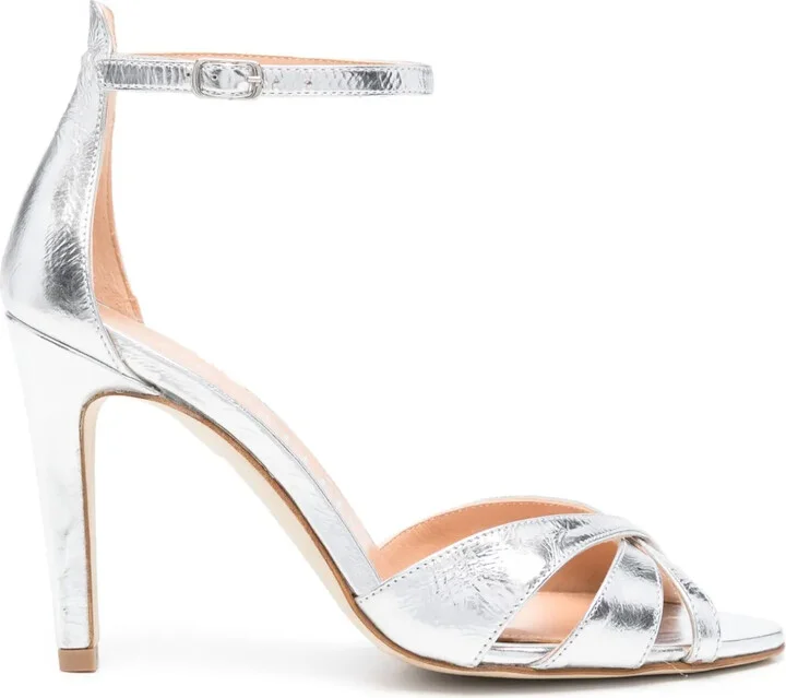 100mm Leather Sandals
