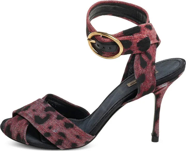 100mm Leather Sandals