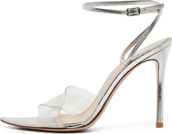100mm Leather Sandals