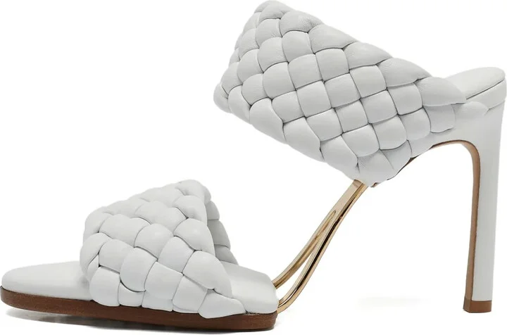 100mm Leather Sandals