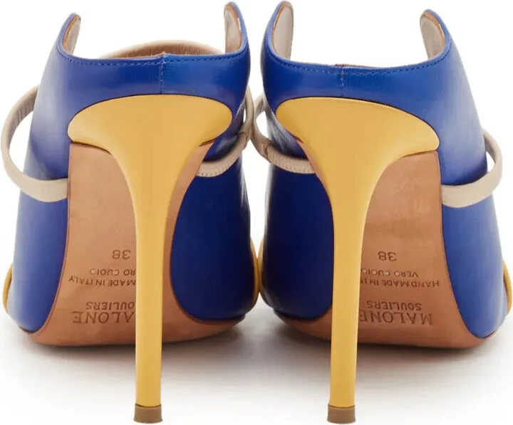 100mm Leather Strap Mules - Image 4