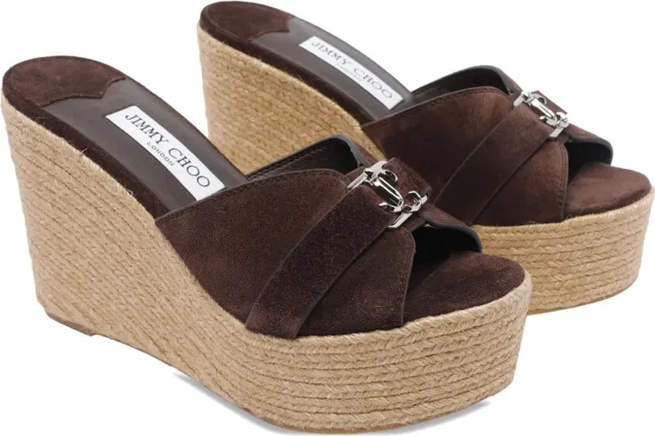 100mm Leda wedge sandals - Image 2