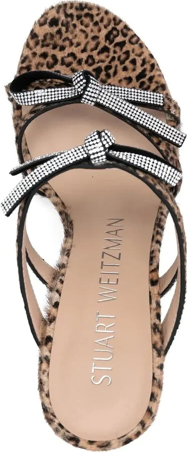100mm Leopard-Print Mules - Image 4