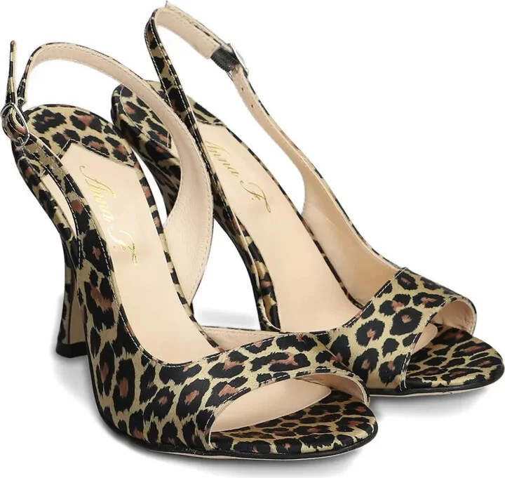 100mm Leopard-Print Sandals - Image 2