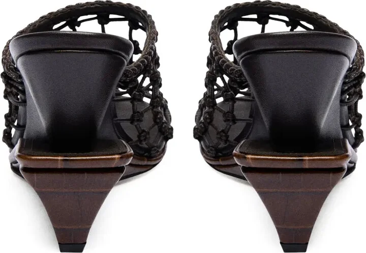 100mm Les Doubles Tresses mules - Image 3