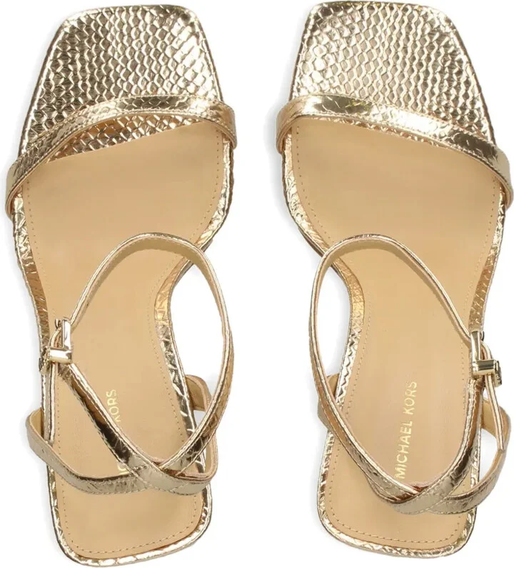 100mm Liana metallic leather strappy sandals - Image 4