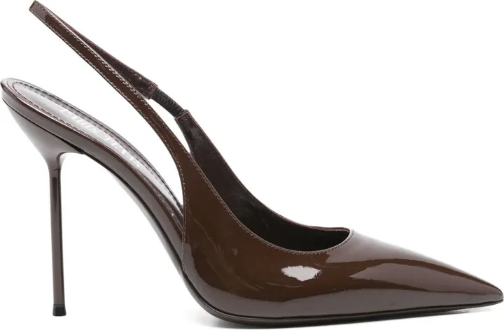100mm Lidia slingback pumps