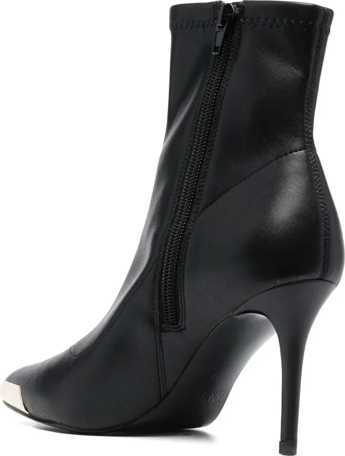 100mm Logo-Engraved Pointed-Toe Boots - Image 3