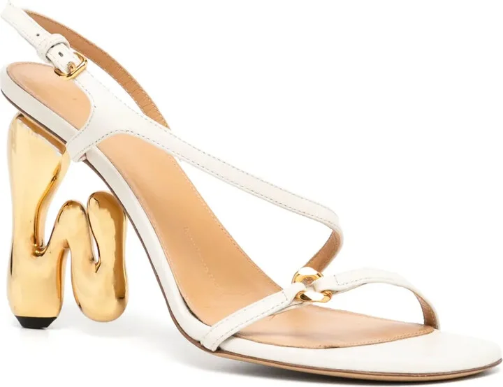 100mm Logo-Heel Sandals - Image 2
