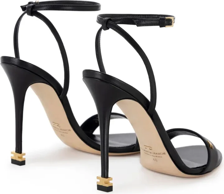 100mm Logo-Plaque Leather Sandals - Image 3
