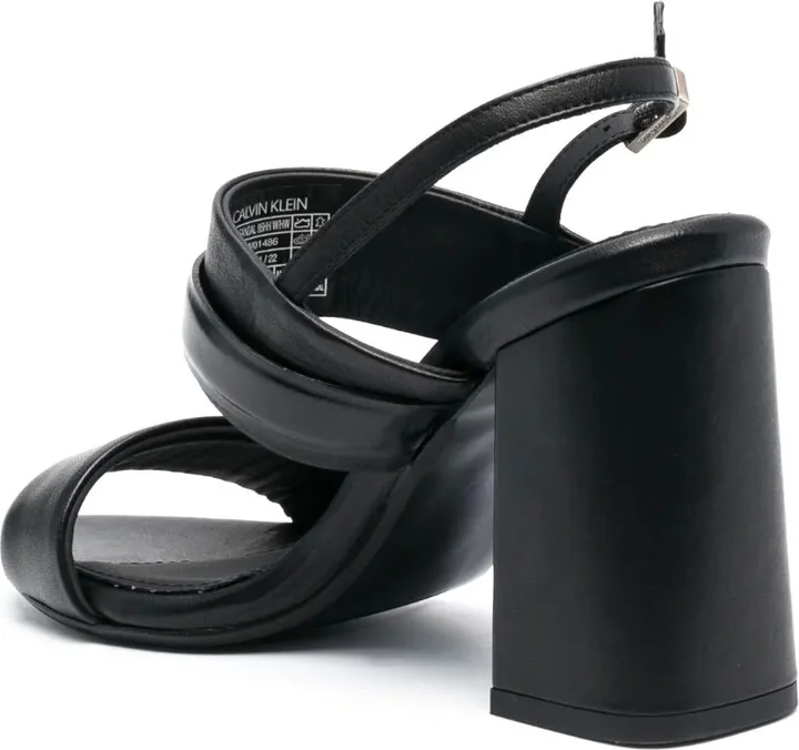 100mm Logo-Plaque Leather Sandals - Image 3