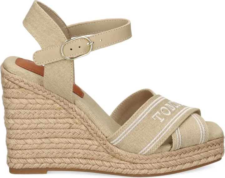 100mm Logo-Strap Espadrilles