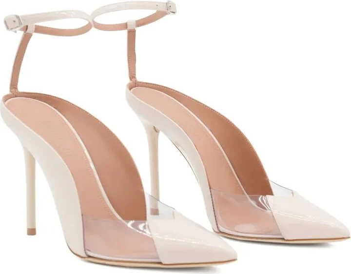 100mm Malia ankle-strap pumps - Image 2