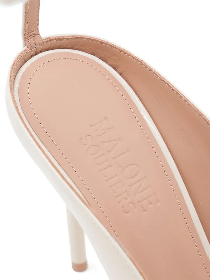100mm Malia ankle-strap pumps - Image 4