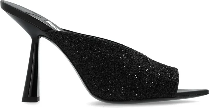 100mm Maryanne sculpted-heel mules