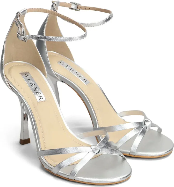 100mm Metallic-Effect Sandals - Image 2